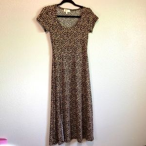 NEW. Jessica Simpson Leopard Maxi Dress